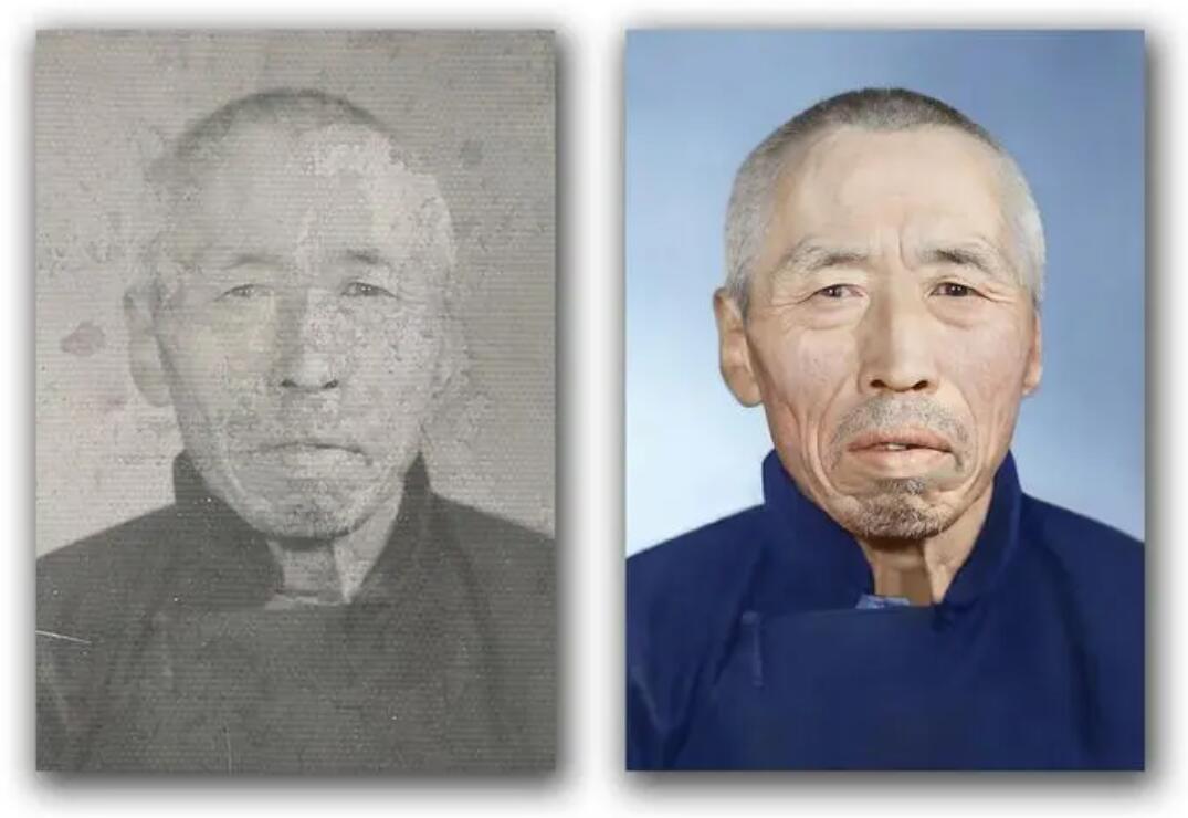 青湖路街道破损照片修复-56